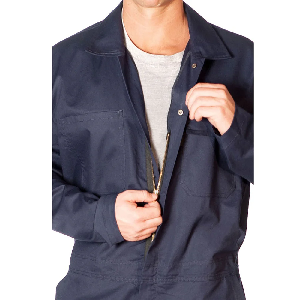 Flame Resistant Featherweight Navy Coveralls - Image 4