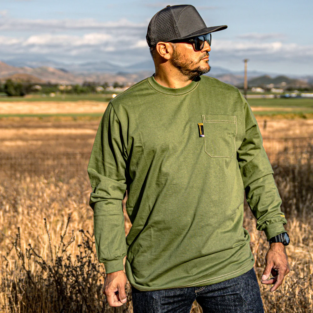 Men's Lightweight Long Sleeve FR T-Shirt - Image 5
