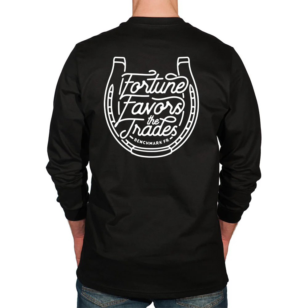 "Fortune Favors the Trades" Horseshoe FR Shirt - Image 4