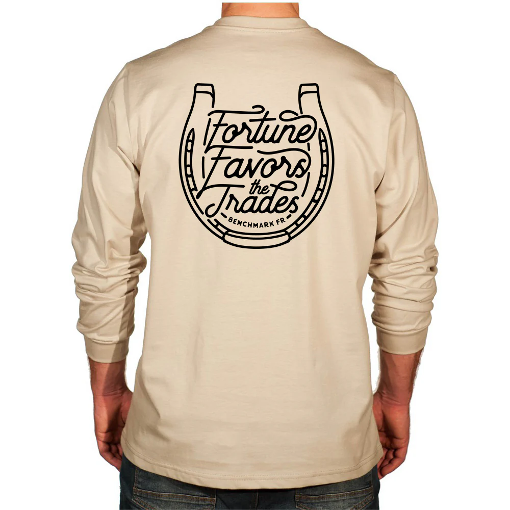 "Fortune Favors the Trades" Horseshoe FR Shirt - Image 5