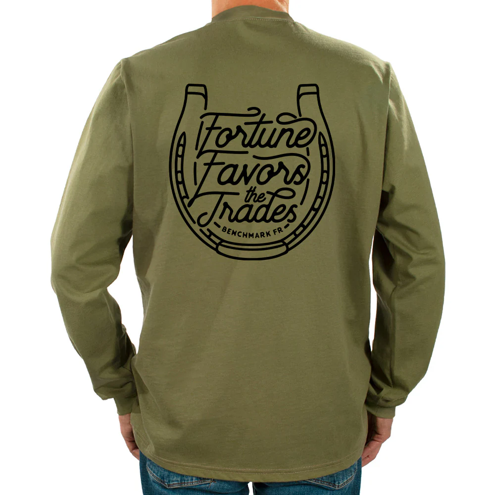 "Fortune Favors the Trades" Horseshoe FR Shirt - Image 6