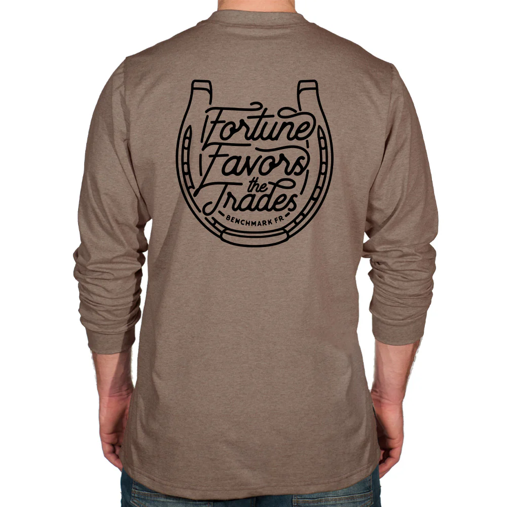 "Fortune Favors the Trades" Horseshoe FR Shirt - Image 7