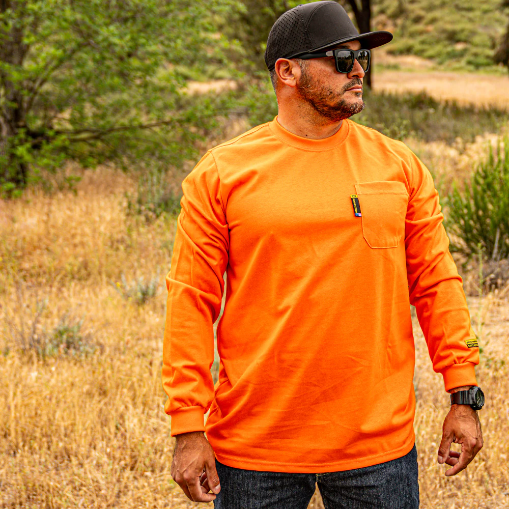 Men's Long Sleeve FR T-Shirt - Image 3