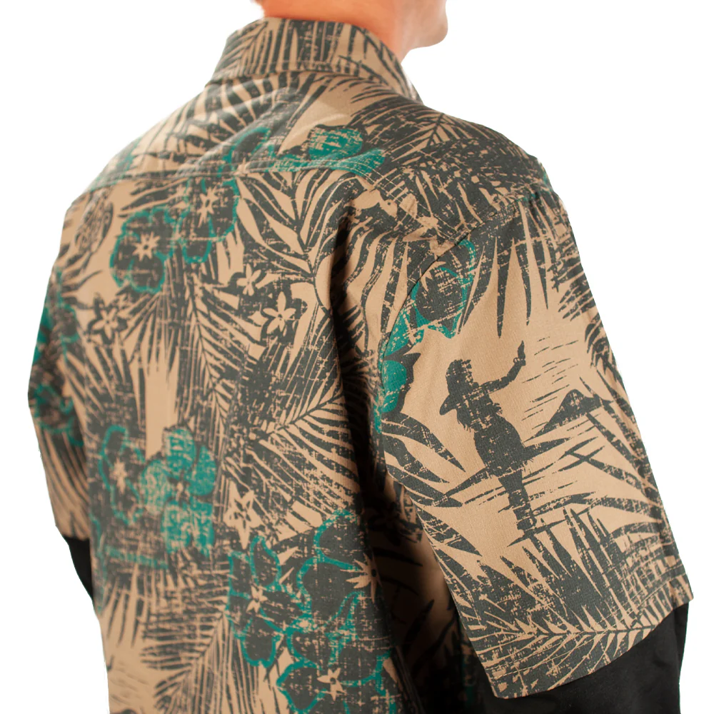 Tropic Camo Beige FR Hawaiian Shirt - Image 4