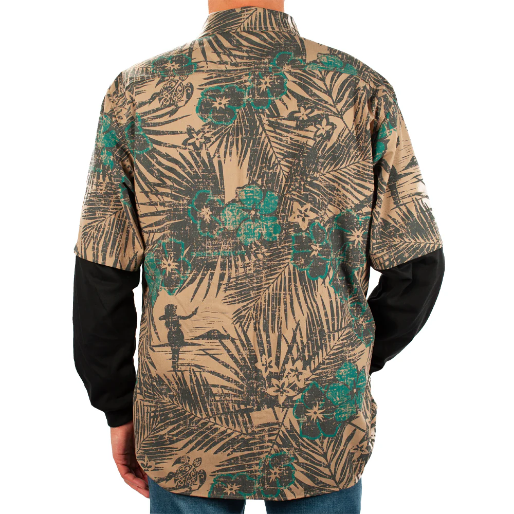 Tropic Camo Beige FR Hawaiian Shirt - Image 6