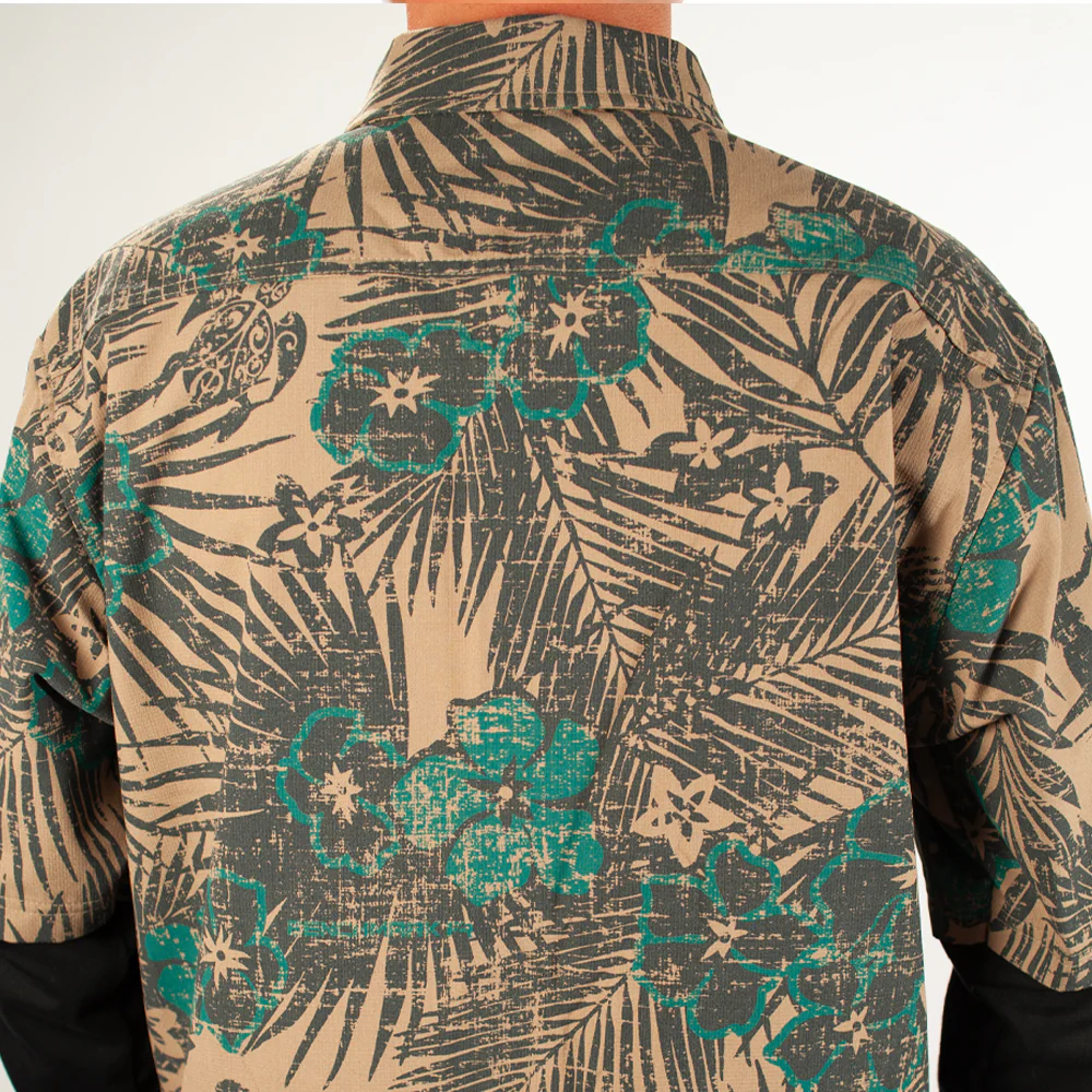 Tropic Camo Beige FR Hawaiian Shirt - Image 7
