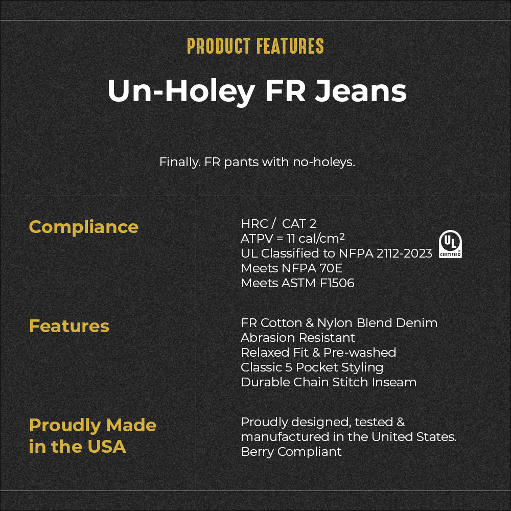 Un-Holey FR Denim Jeans - Image 6