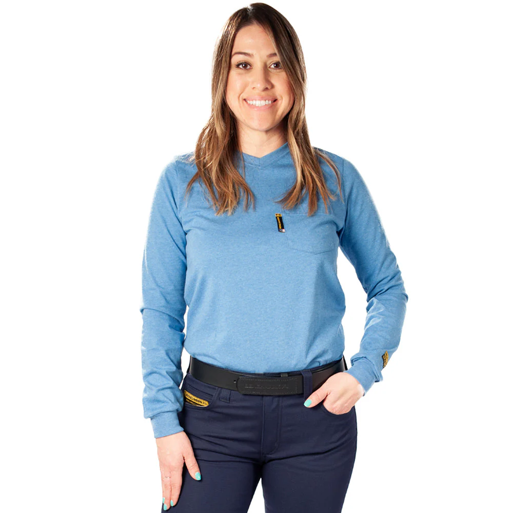 Women's Lightweight Long Sleeve FR T-Shirt - Image 5